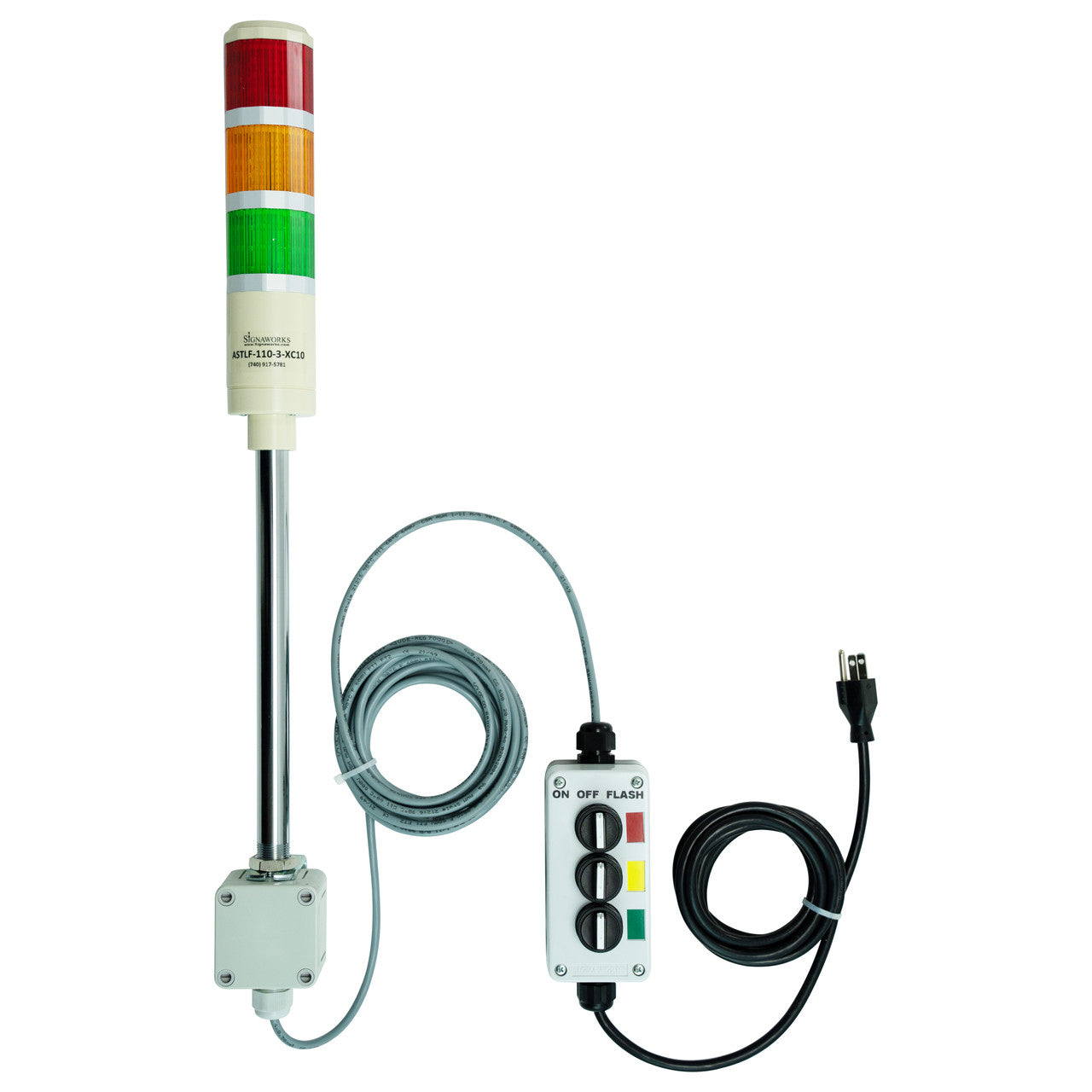 Extended Cable Length LED Andon Stations
