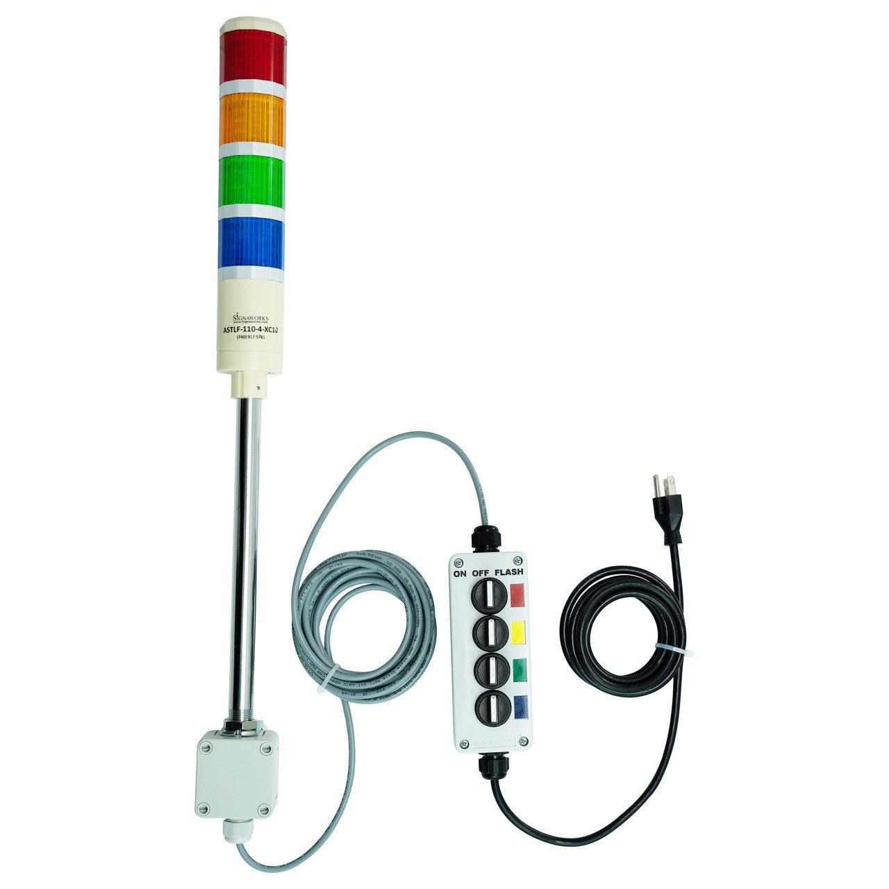 Extended Cable Length LED Andon Stations