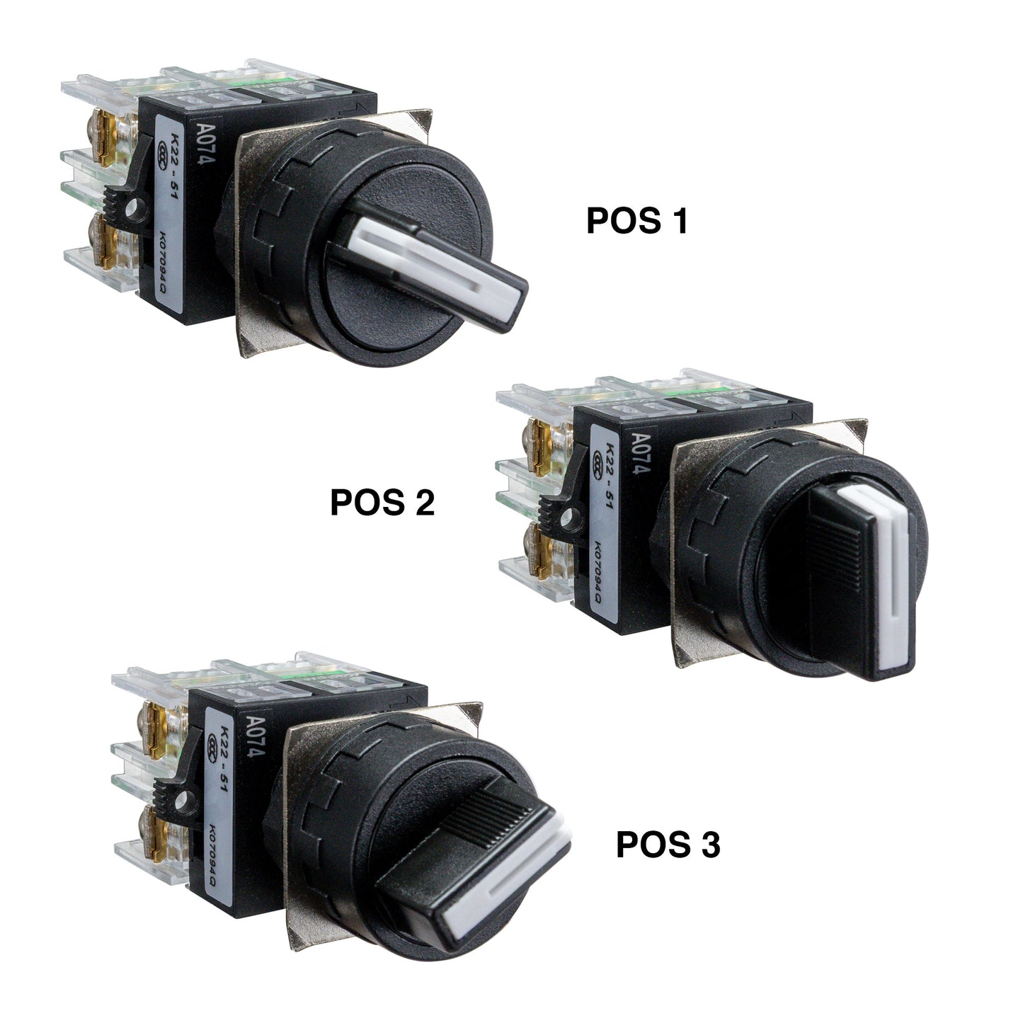 Industrial Toggle Selector Switches