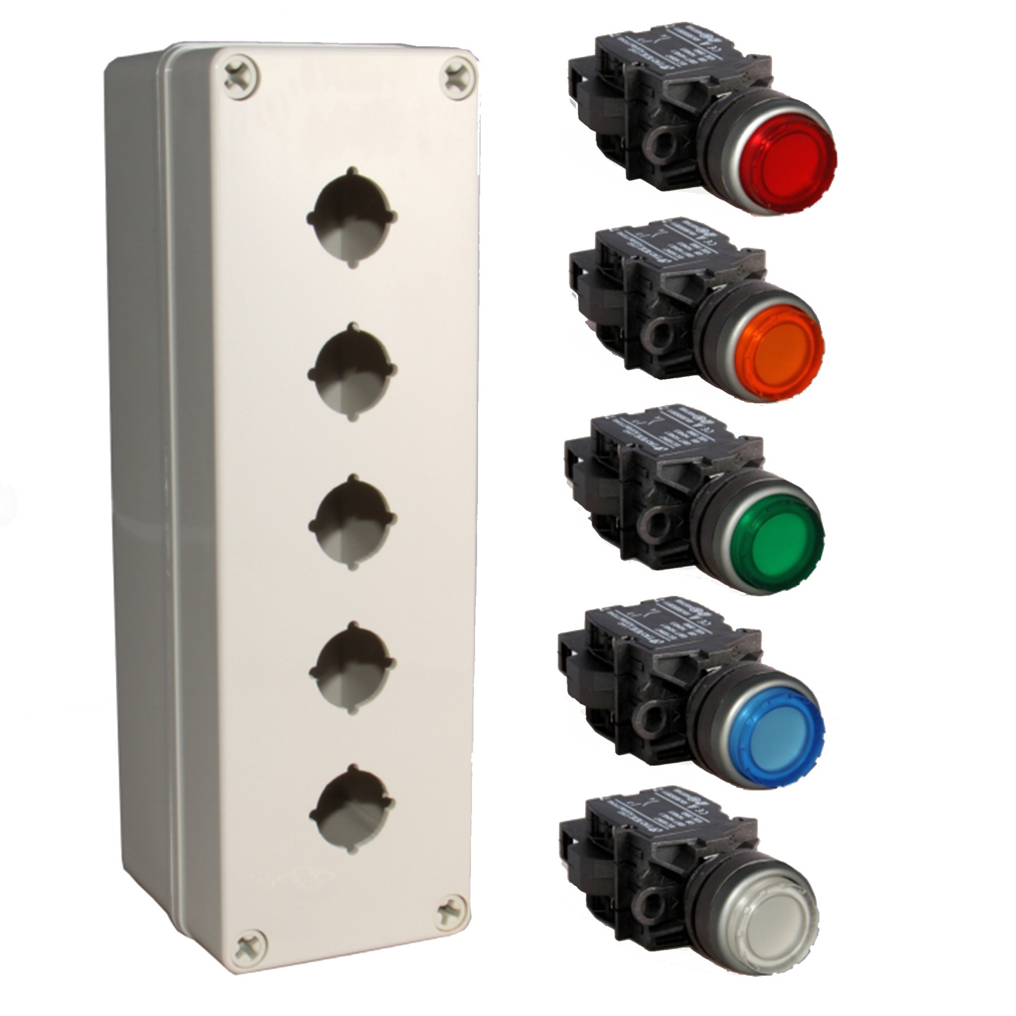 120VAC Illuminated Push Button Box Kit