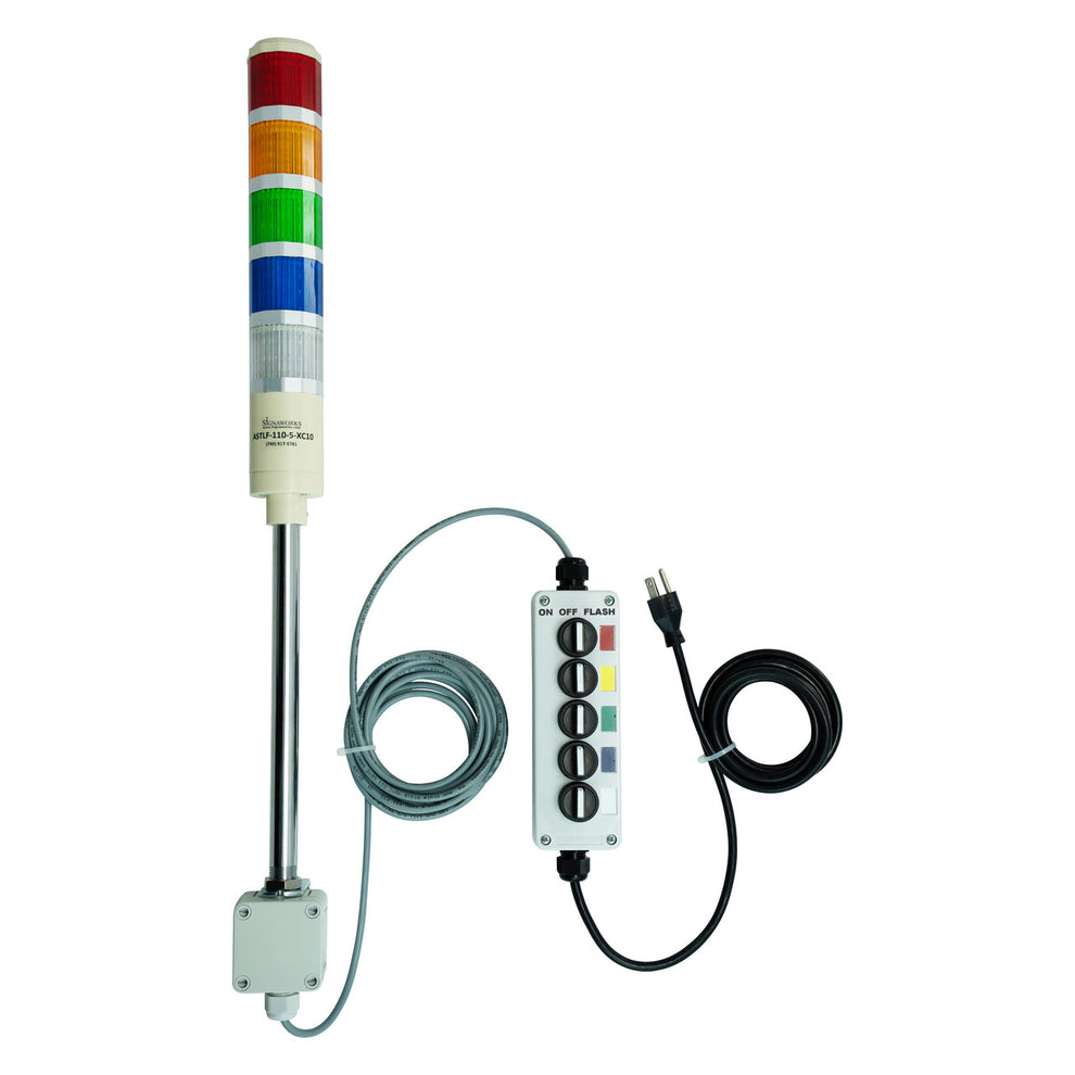 Andon Led Timer Signaworks Extended Cable Length LED Andon Stations | LEDAndon