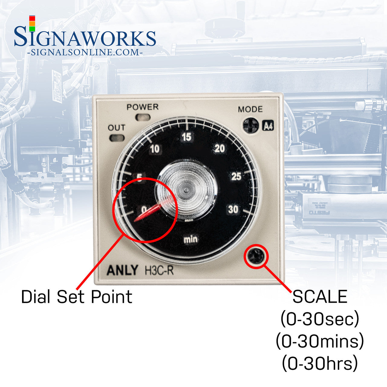 Production Cycle Timer Light