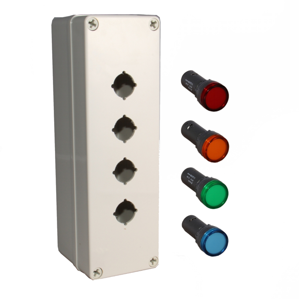 Switch Led Box Signaworks LED Indicator Lamp Box Kits | LEDAndon