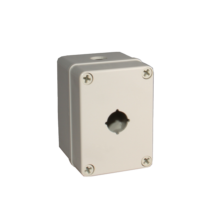 Single hole enclosure on a white background.